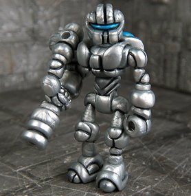 Argen Buildman figure, produced by Onell Design. Front view.