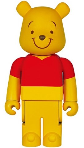 Babekub Winnie the Pooh figure, produced by Medicom Toy. Front view.