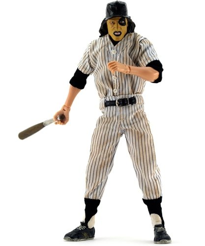 Baseball Fury figure, produced by Mezco Toyz. Front view.