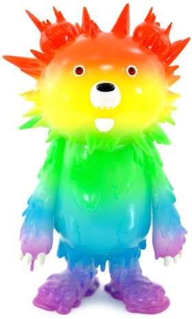 Rainbow Inc Bear figure by Hiroto Ohkubo, produced by Instinctoy. Front view.