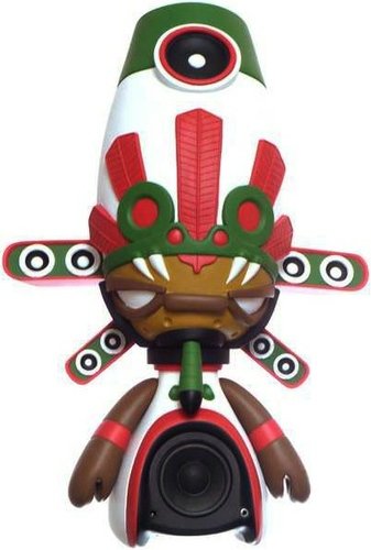 Minigod - MG2 Mexico  figure by Marka27, produced by Bic Plastics. Front view.