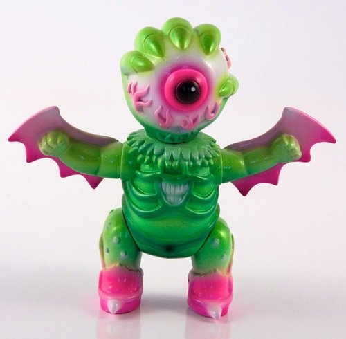 Buff Monster - Baby Hell Custom (Green) figure by Buff Monster. Front view.