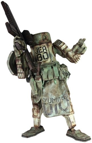 JEA GSC Caesar - Bambaland Exclusive figure by Ashley Wood, produced by Threea. Front view.