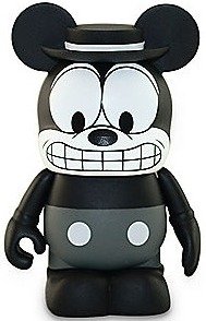 Mickey Mouse figure by Eric Caszatt, produced by Disney. Front view.