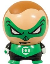 Green Lantern figure by Dc Comics, produced by A&A Global Industries. Front view.