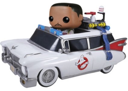 POP! Rides - Ghostbusters Ecto-1 figure, produced by Funko. Front view.