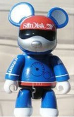 Speed figure by San Disk, produced by Toy2R. Front view.