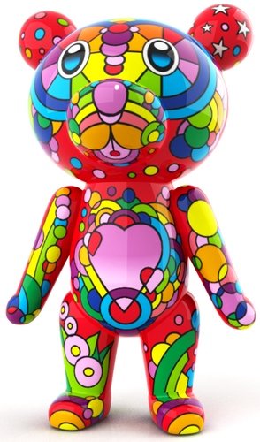 Psychedelic Dankeschoen figure by Howie Green, produced by Maqet. Front view.