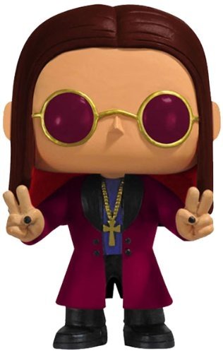 Ozzy Osbourne figure, produced by Funko. Front view.