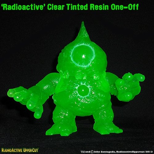 8-Ball Radioactive figure by Radioactive Uppercut, produced by Radioactive Uppercut. Front view.