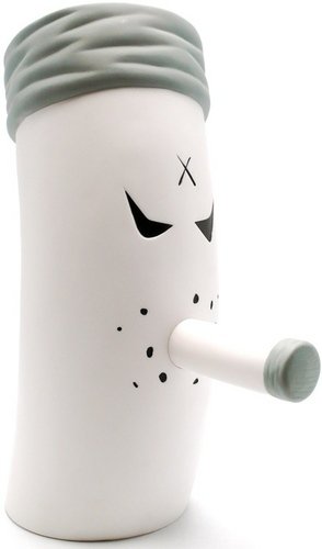 Smokey 12 Unfiltered figure by Frank Kozik, produced by Kidrobot. Front view.