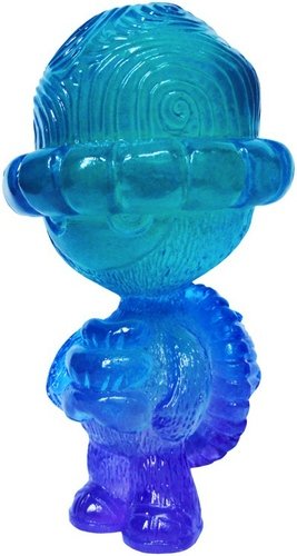Turtum Micci - Clear Blue figure by Erick Scarecrow, produced by Esc-Toy. Front view.