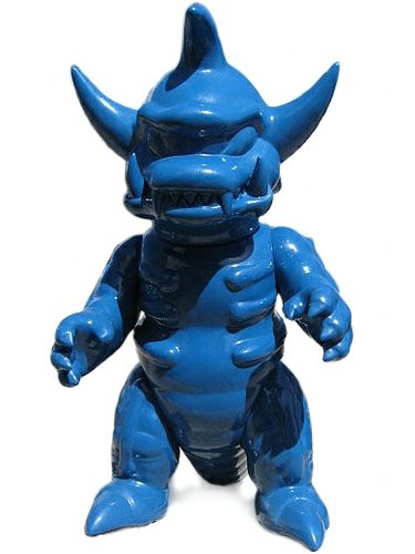 Pharaon - Unpainted Blue figure by Rumble Monsters, produced by Rumble Monsters. Front view.