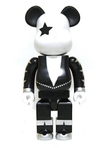 Be@rbrick 400% - KISS - Starchild figure, produced by Medicom Toy. Front view.