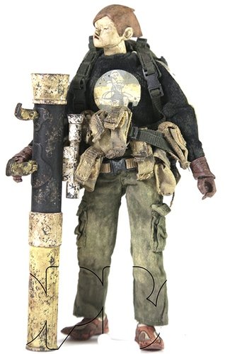 Heavy Tomorrow King Nasu - Bambaland Exclusive figure by Ashley Wood, produced by Threea. Front view.