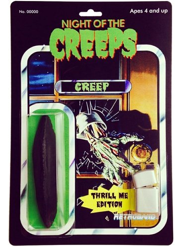 Creep figure by Aaron Moreno, produced by Retroband. Front view.