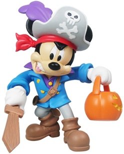 Mickey as Pirate figure by Disney, produced by Play Imaginative. Front view.