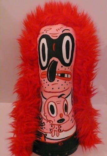 Baby Napper (Red Hair) figure by Gary Baseman, produced by Circus Punks. Front view.