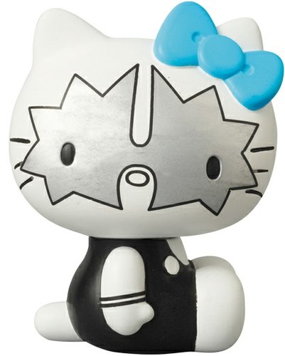 Kiss x Hello Kitty - The Spaceman - VCD No.209 figure by Sanrio, produced by Medicom Toy. Front view.