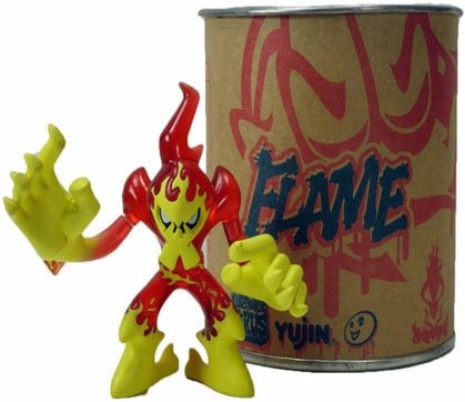 Flame - Red figure by Furi Furi, produced by Furi Furi Company. Front view.