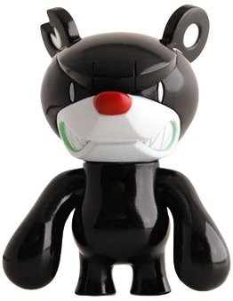 Baby KnuckleBear (ベビーナックルベア) - Black figure by Touma, produced by Wonderwall. Front view.