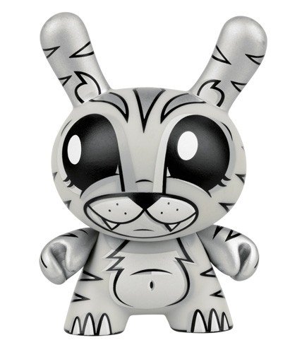 Bengali Dunny - Mono figure by Joe Ledbetter, produced by Kidrobot X Swatch. Front view.