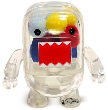 Gumball / Pom Pom Domo Qee figure by Dark Horse Comics, produced by Toy2R. Front view.