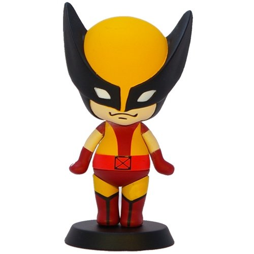 Wolverine figure by Marvel X Play Set Products, produced by Takaratomy. Front view.