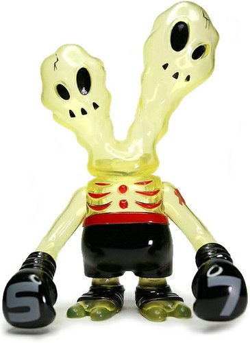 GhostFighter - Evil Version figure by Brian Flynn, produced by Secret Base. Front view.