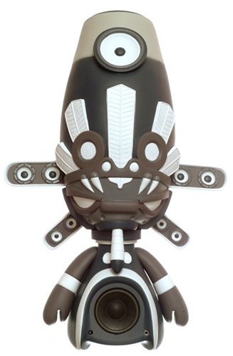 MiniGod  - Mexico Midnight figure by Marka27, produced by Bic Plastics. Front view.