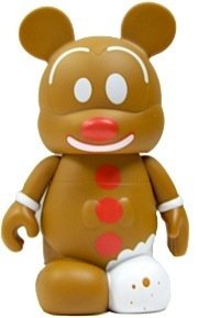 Gingerbread Man figure by Maria Clapsis, produced by Disney. Front view.