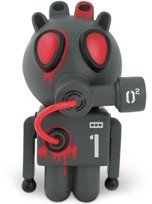 Un Al Carbon Bloody figure by Unklbrand, produced by Unklbrand. Front view.