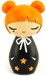Pumpkin figure by Candy Bird, produced by Momiji. Front view.