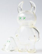 Uamou & Boo - Ouch! Clear figure by Ayako Takagi, produced by Uamou. Front view.