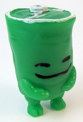 Hamm - Green Eggs and Ham edition figure by Motorbot, produced by Deadbear Studios. Front view.