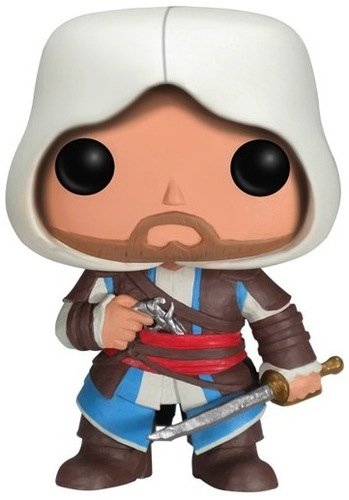 POP! Assassins Creed - Edward figure by Funko, produced by Funko. Front view.
