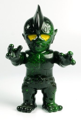 Mutant Head Black & Green figure by Realxhead, produced by Realxhead. Front view.