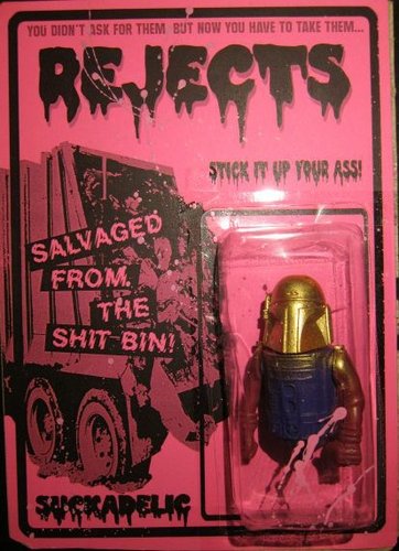 Rejects - Bad Acid Spacemens figure by Sucklord, produced by Suckadelic. Front view.