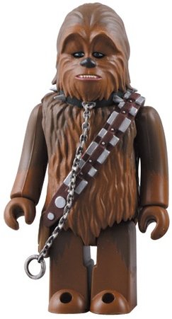 Chewbacca - Boushhs Prisoner figure by Lucasfilm Ltd., produced by Medicom Toy. Front view.