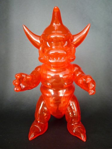 Pharaon Clear Red figure by Rumble Monsters, produced by Rumble Monsters. Front view.