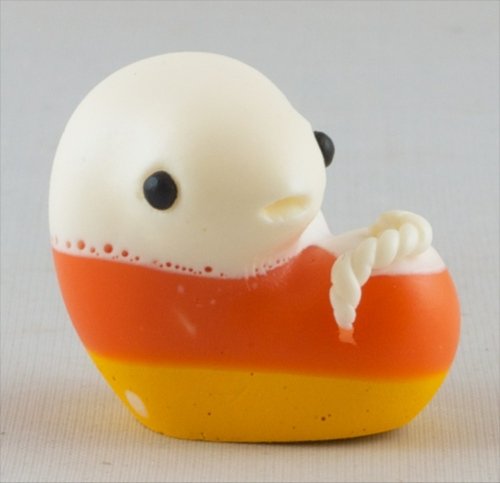 Monster Embryo - Candy Corn figure by Taylored Curiosities (Penny Taylor), produced by Taylored Curiosities. Front view.