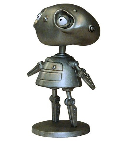 Rustboy figure by Brian Taylor, produced by Android8. Front view.