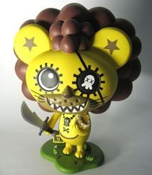 Pirate Lion - Creamy Yellow  figure by Alice Chan. Front view.