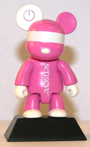 LCD Pink figure by Benq, produced by Toy2R. Front view.