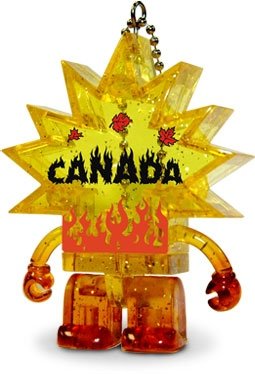 Thee - Canada figure by Michael Zhu, produced by Oso Design House. Front view.