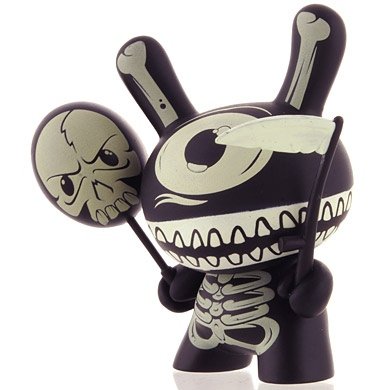 Mimic Dunny figure by Mimic, produced by Kidrobot. Front view.