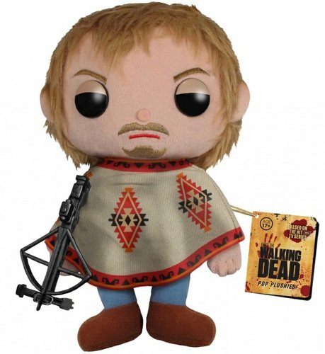 Daryl Dixon Plush figure, produced by Funko. Front view.