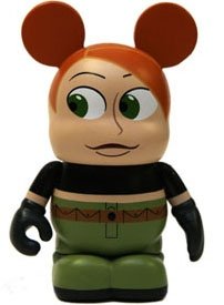 Kim Possible figure by Thomas Scott, produced by Disney. Front view.