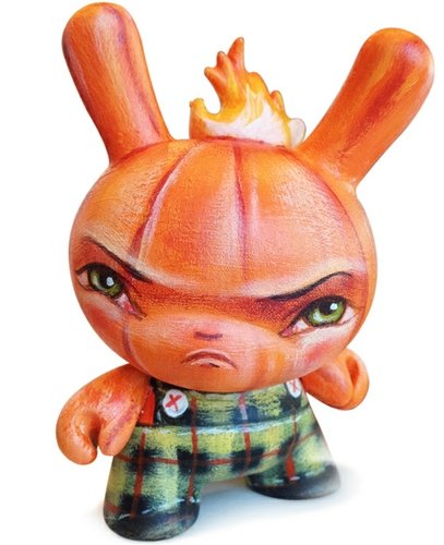 Hothead figure by 64 Colors. Front view.
