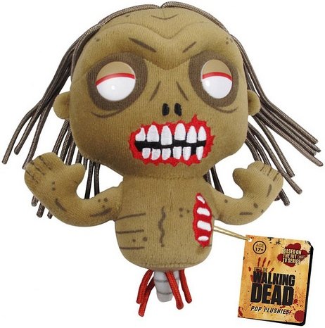 Bicycle Girl Zombie Plush figure, produced by Funko. Front view.